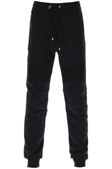 Balmain joggers with topstitched inserts