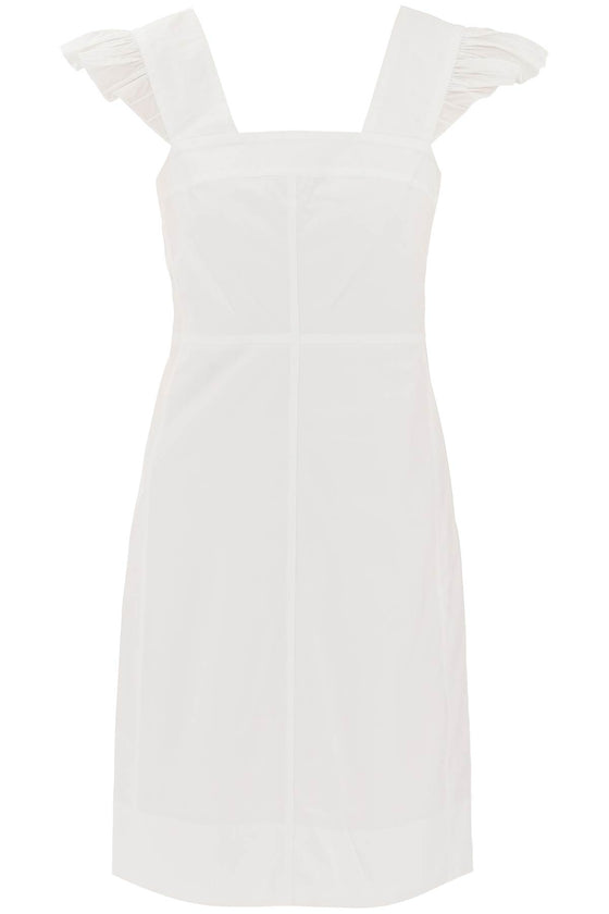See by chloe organic cotton dress with frilled straps