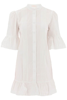  See by chloe bell sleeve shirt dress in organic cotton