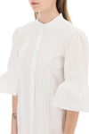 See by chloe bell sleeve shirt dress in organic cotton