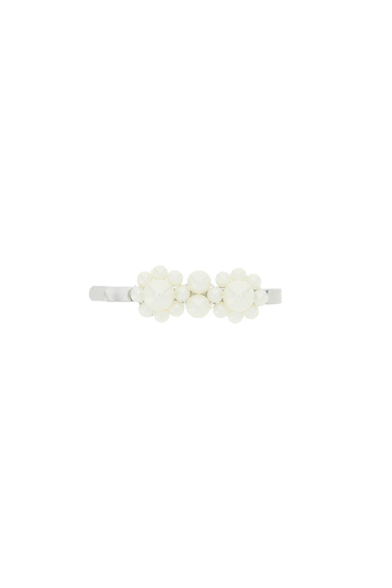 Simone rocha mini flower hair clip with pearls