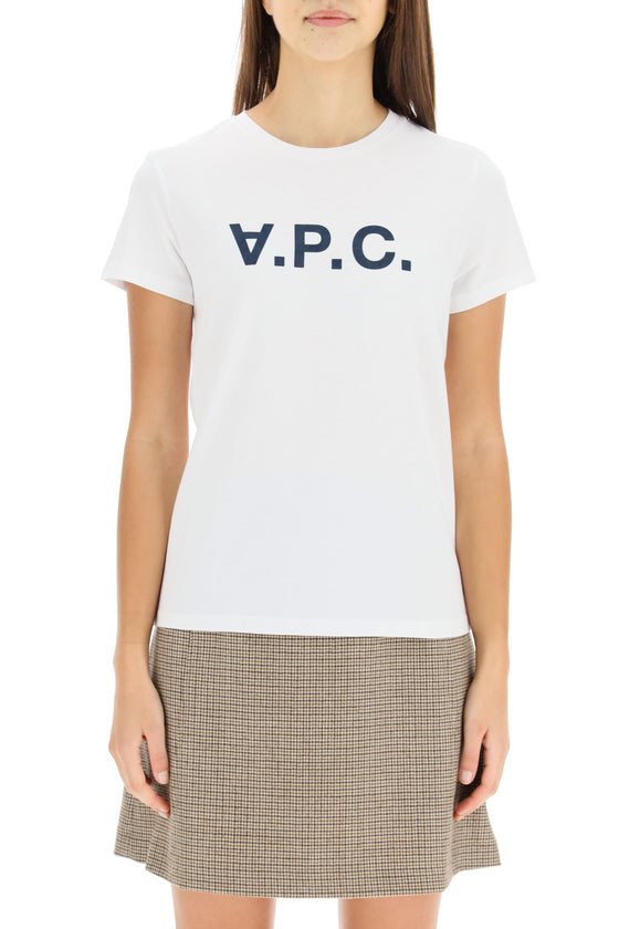 A.p.c. vpc logo flock t-shirt