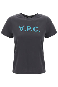  A.p.c. t-shirt with flocked vpc logo