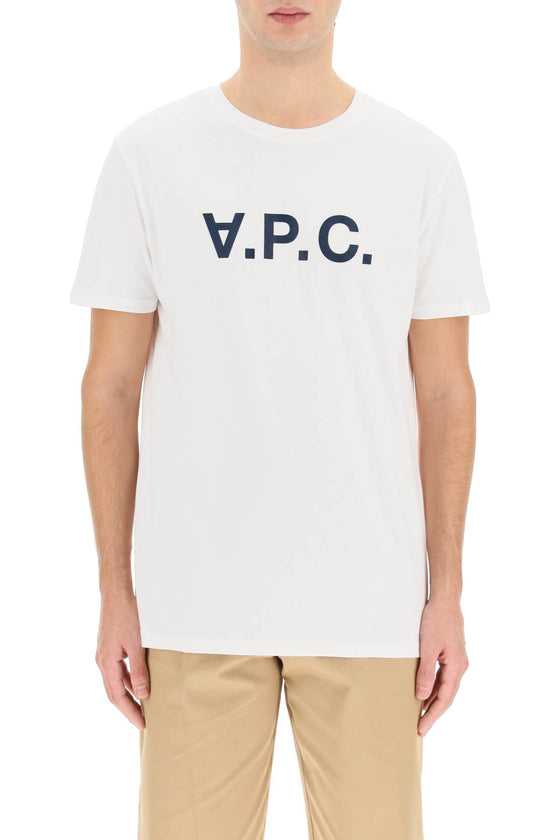 A.p.c. flocked v.p.c. logo t-shirt