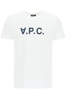  A.p.c. flocked v.p.c. logo t-shirt