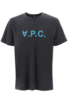  A.p.c. flocked vpc logo t-shirt