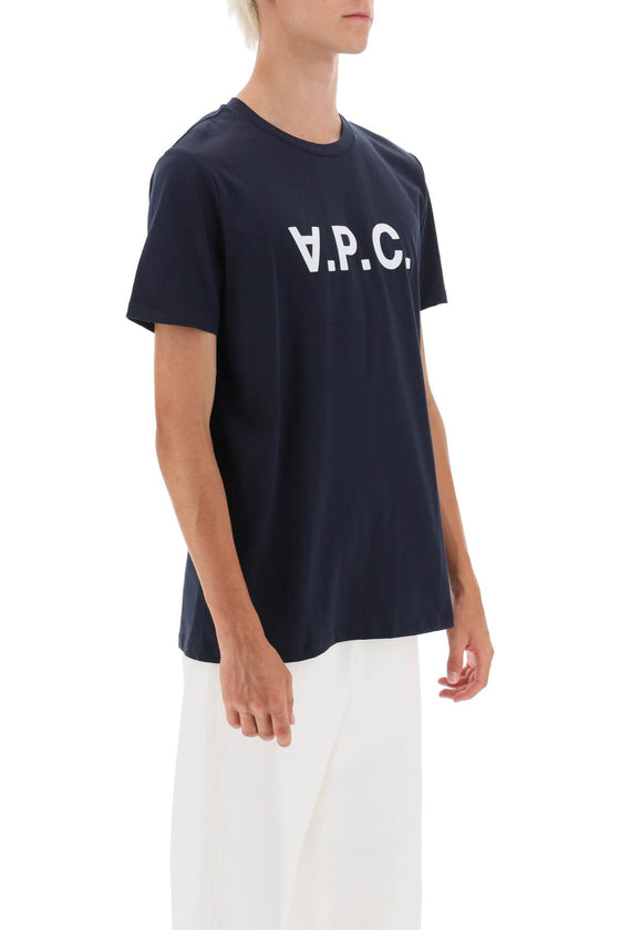 A.p.c. flocked vpc logo t-shirt