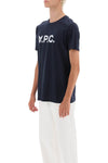 A.p.c. flocked vpc logo t-shirt