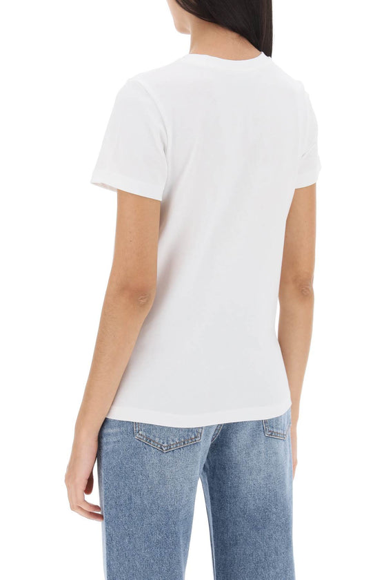A.p.c. denise t-shirt with logo embroidery
