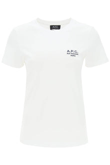  A.p.c. denise t-shirt with logo embroidery