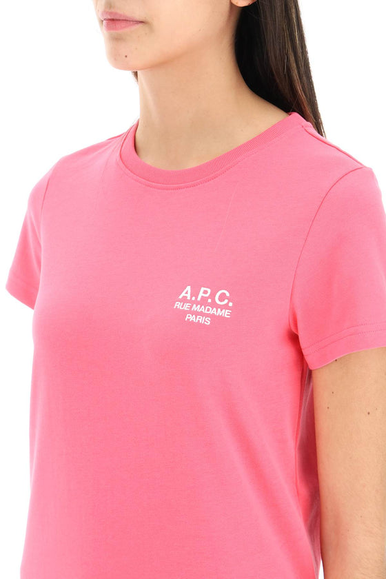 A.p.c. 'new denise' t-shirt with logo embroidery