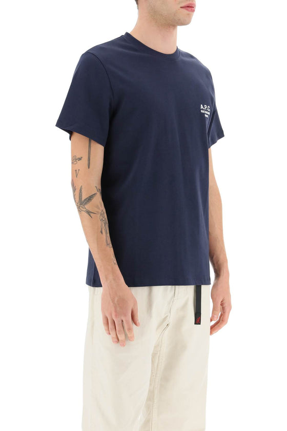 A.p.c. logo embroidery t-shirt