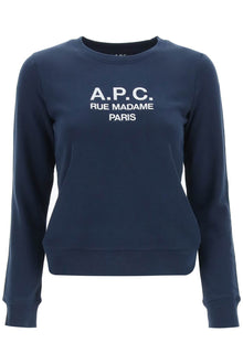 A.p.c. tina sweatshirt with embroidered logo