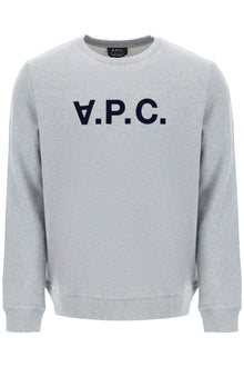  A.p.c. flock v.p.c. logo sweatshirt