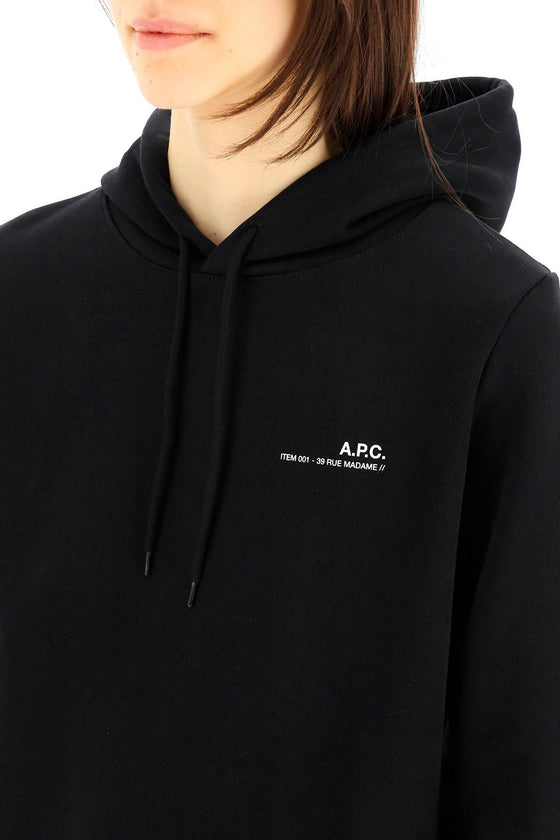 A.p.c. hoodie with logo print