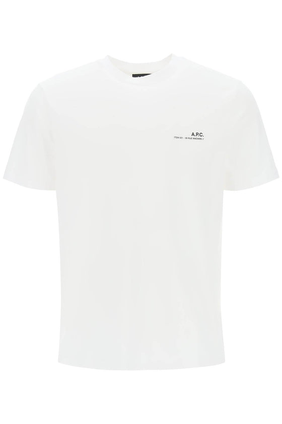 A.p.c. item t-shirt with logo print