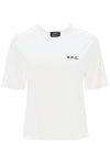 A.p.c. 'carol' boxy t-shirt with logo print