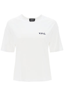  A.p.c. 'carol' boxy t-shirt with logo print