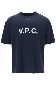  A.p.c. river t-shirt with flocked logo