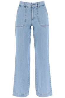  A.p.c. 'seaside' jeans with wide leg