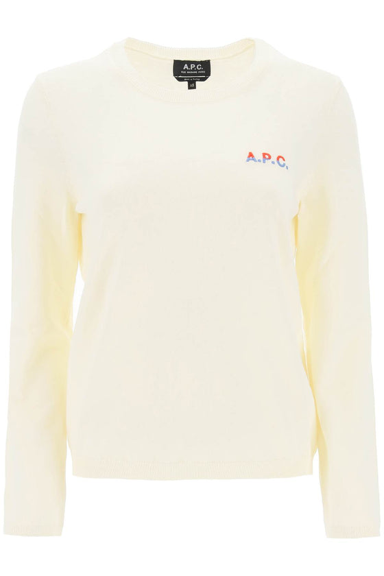 A.p.c. 'albane' crew-neck cotton sweater