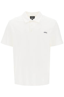  A.p.c. carter polo shirt with logo embroidery