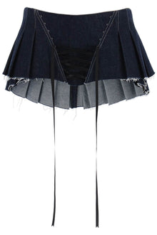  Dilara findikoglu micro pleated skirt with corset