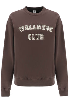  Sporty rich crew-neck sweatshirt with lettering print