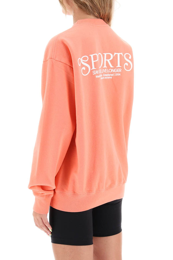 Sporty rich 'bardot sports' sweatshirt