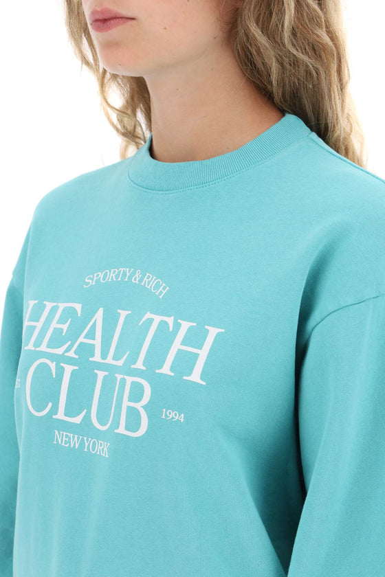 Sporty rich 'sr health club' sweatshirt
