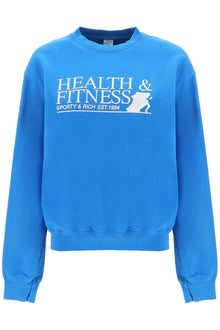  Sporty rich fitness motion crew-neck sweatshirt