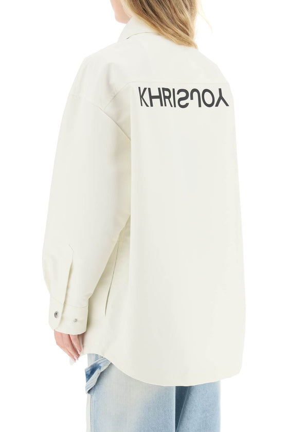 Khrisjoy oversized boyfriend shirt jacket