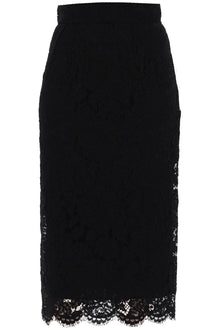  Dolce & gabbana lace pencil skirt with tube silhouette