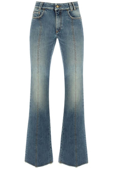  Alessandra rich flared jeans with crystal rose