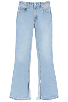  Alessandra rich flared jeans with studs
