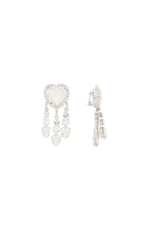  Alessandra rich heart earrings with pendants