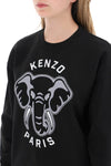 Kenzo 'varsity jungle' elephant embroidered sweatshirt