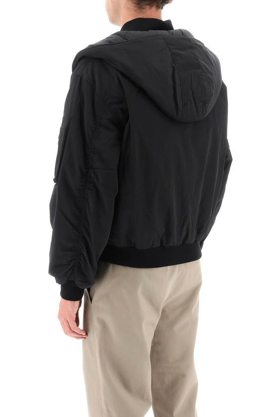 Kenzo padded hooded bomber jacket