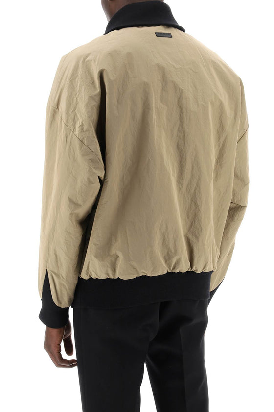 Fear of god "half-zip track jacket with irides