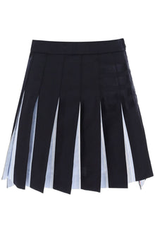  Thom browne 4-bar pleated mini skirt