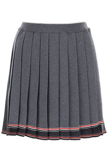  Thom browne knitted pleated mini skirt
