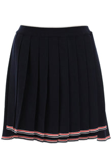  Thom browne knitted pleated mini skirt