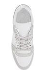 Jimmy choo 'florent' glittered sneakers with lettering logo