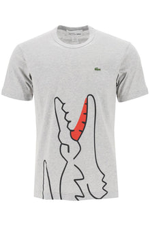  Comme des garcons shirt x lacoste t-shirt with graphic print