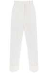 Thom browne cropped wide leg jeans