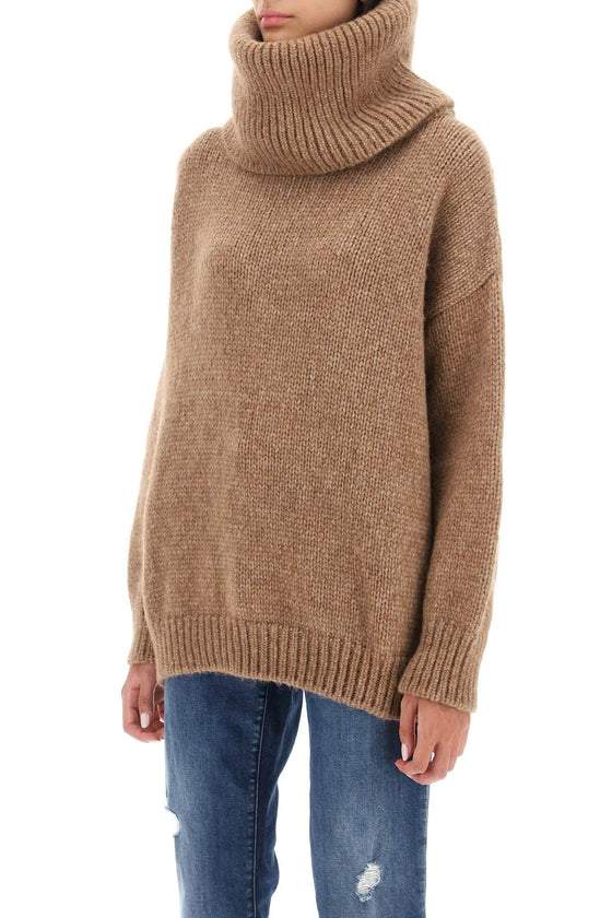 Dolce & gabbana oversized llama sweater