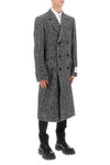 Dolce & gabbana re-edition coat in houndstooth wool