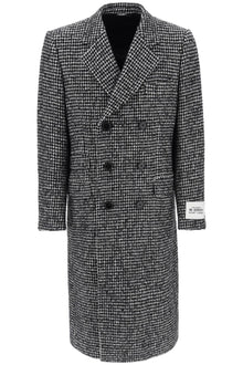  Dolce & gabbana re-edition coat in houndstooth wool
