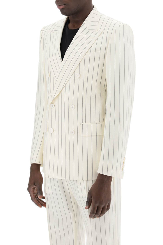 Dolce & gabbana double-breasted pinstripe