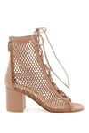 Gianvito rossi open-toe mesh ankle boots with